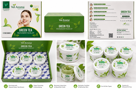 Vel Aroma Green Tea Facial Kit – 5 in 1